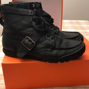 True Religion Leather Winter Boots